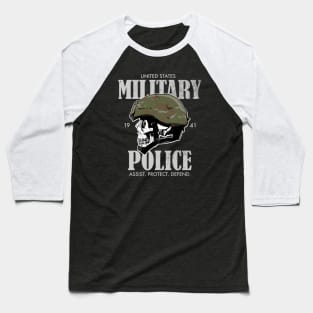 US Military Police (distressed) Baseball T-Shirt